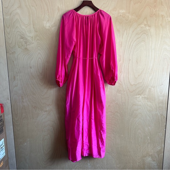 MATTEAU | The Decolette cotton and silk-blend maxi dress NWT - Picture 6 of 13